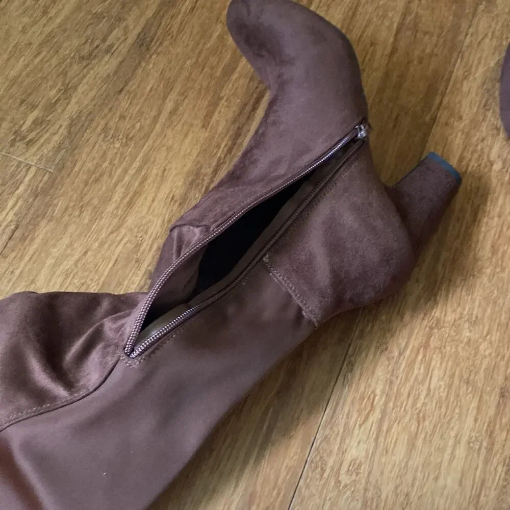 Chinese Laundry Brown Over the Knee Boots, Size 5.5